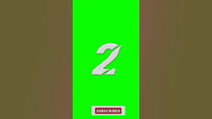 5 seconds countdown in green screen #shorts #short