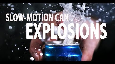 Slow Motion Soda Can Explosions HD