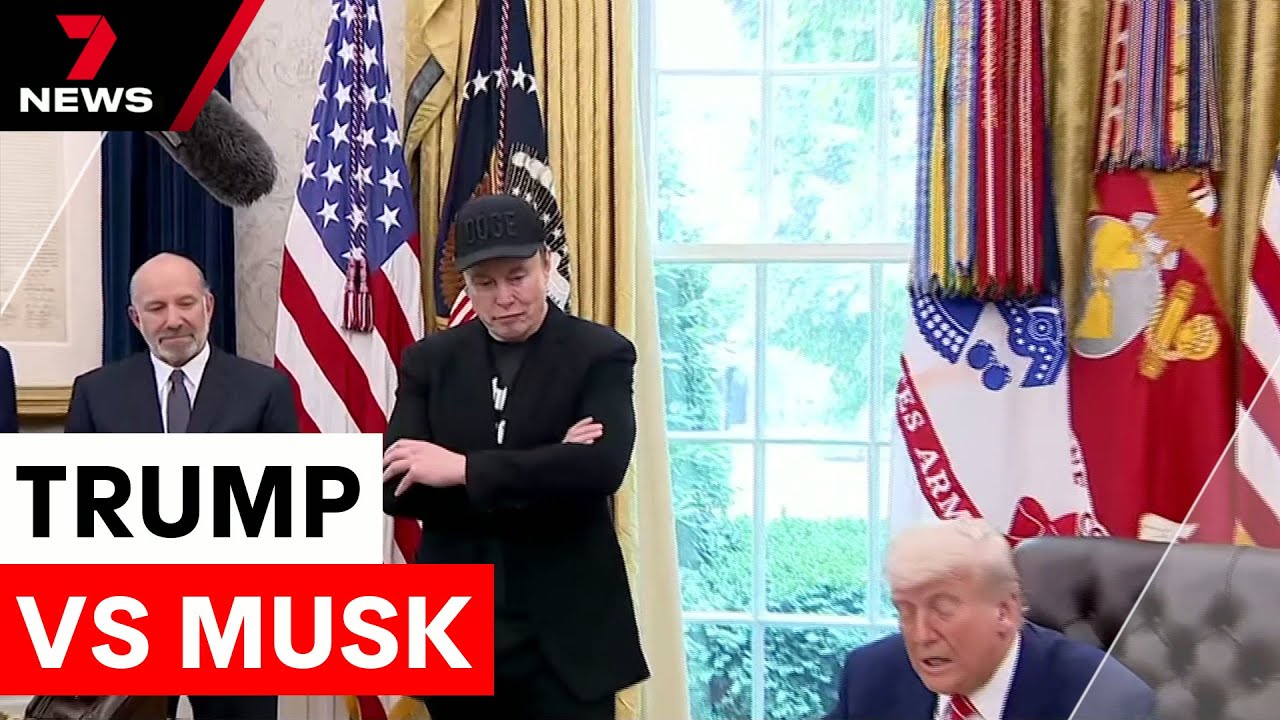 The escalating feud between Trump and Musk | 7NEWS