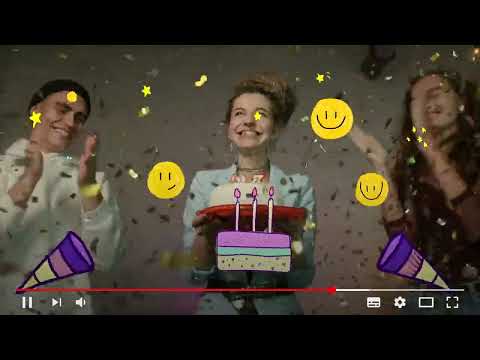 Animated Party Stickers
