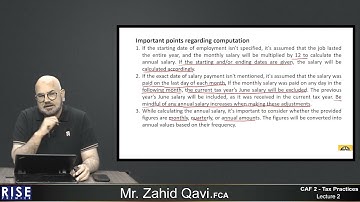 CAF 2   Sir Zahid Qavi   Lecture 02