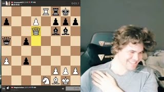 Magnus CRUSHED a 3100 Rated GM in 28 MOVES!