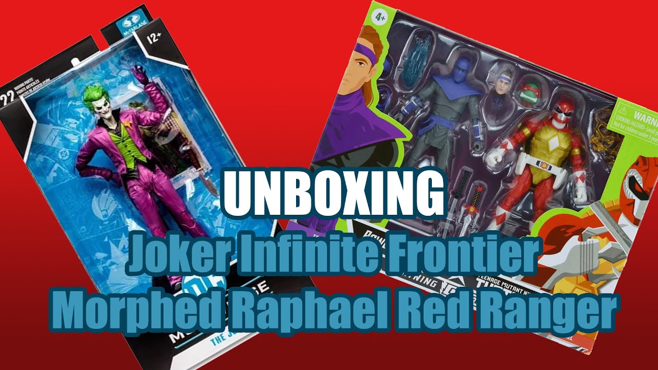UNBOXING: Joker Infinite Frontier Mcfarlane y Morphed Raphael Red ...
