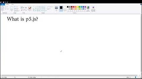 1.1 : Introduction to p5.js Tutorial