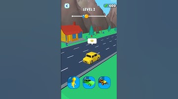 Shape Change Transform Race #shorts