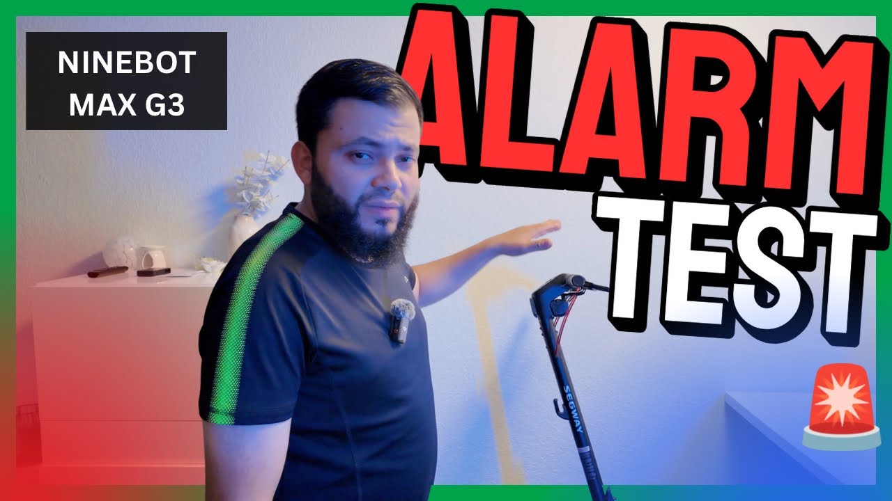 Segway Ninebot Max G3 Alarm Test 🔊 | So empfindlich ist die Diebstahlsicherung wirklich!
