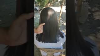 before and after rebonding process / how to rebond virgen hair