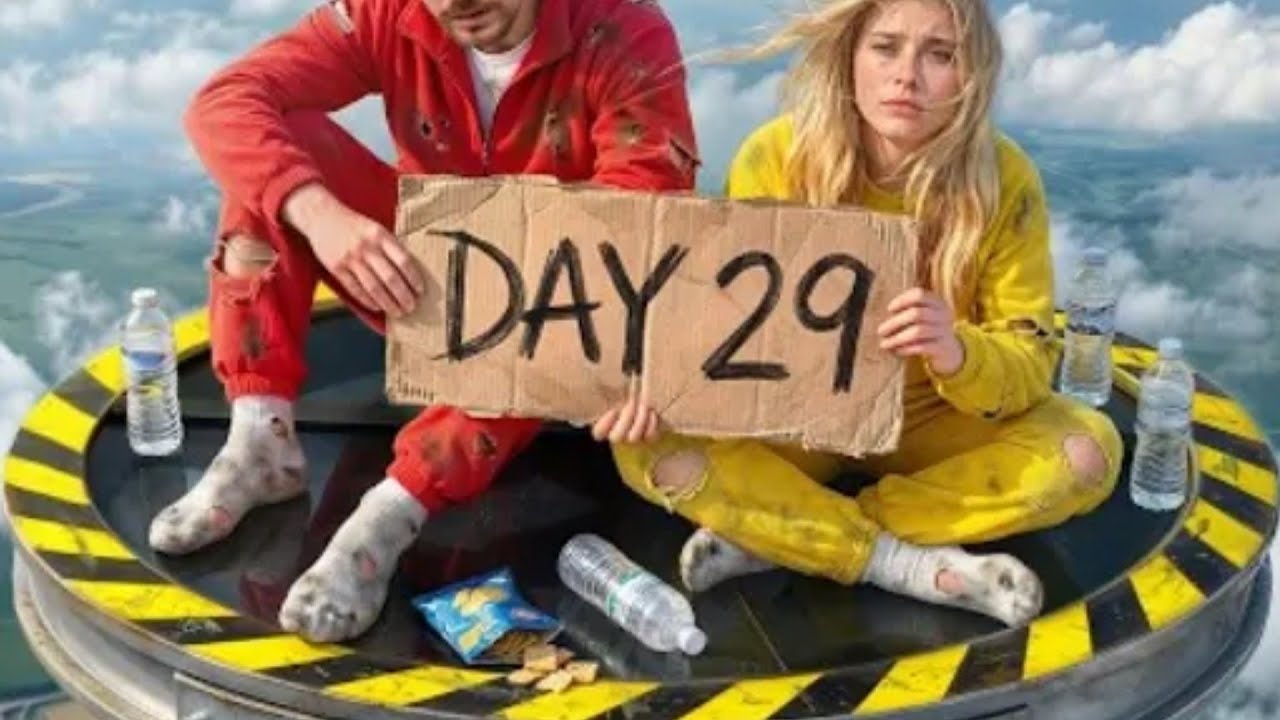 Two people hang in the air for 30 days 