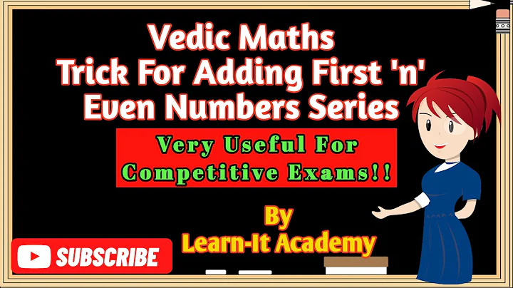 #Vedic Math -Trick For #Addition Of First 'n' #Even #Number #Series|#Shorts By Learn-It Academy