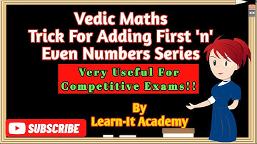 #Vedic Math -Trick For #Addition Of First 