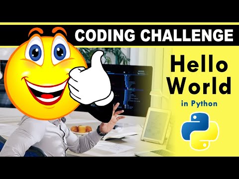 5 Minutes Coding Challenge: Print Hello World in Python