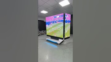 The 135-inch liftable and foldable GOB/COB LED display is a next-generation all-in-one screen