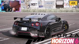 Nissan GT R Nismo R35 - Forza Horizon 6 / Moza Steering Wheel Gameplay
