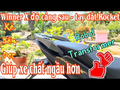 Video Winner X độ cảng sau Rocket / Tay dắt Rocket giúp xe... - youtube