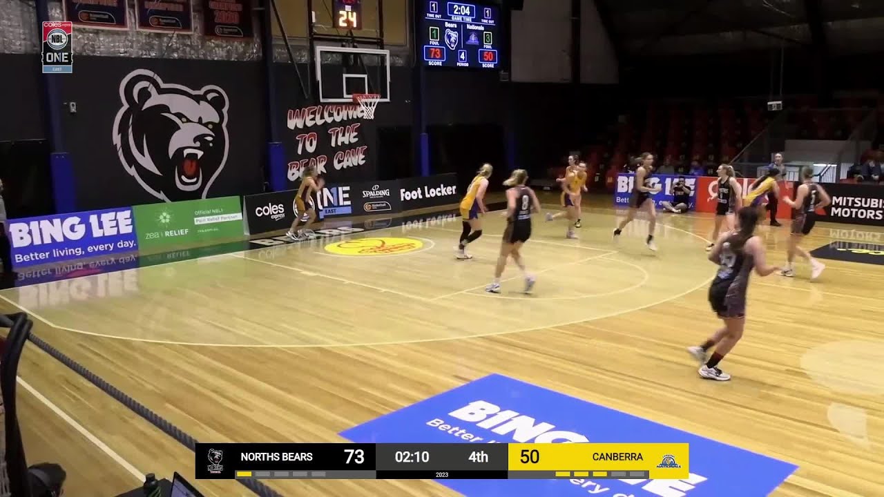 Sarah Schicher Posts 12 points & 17 rebounds vs. Canberra