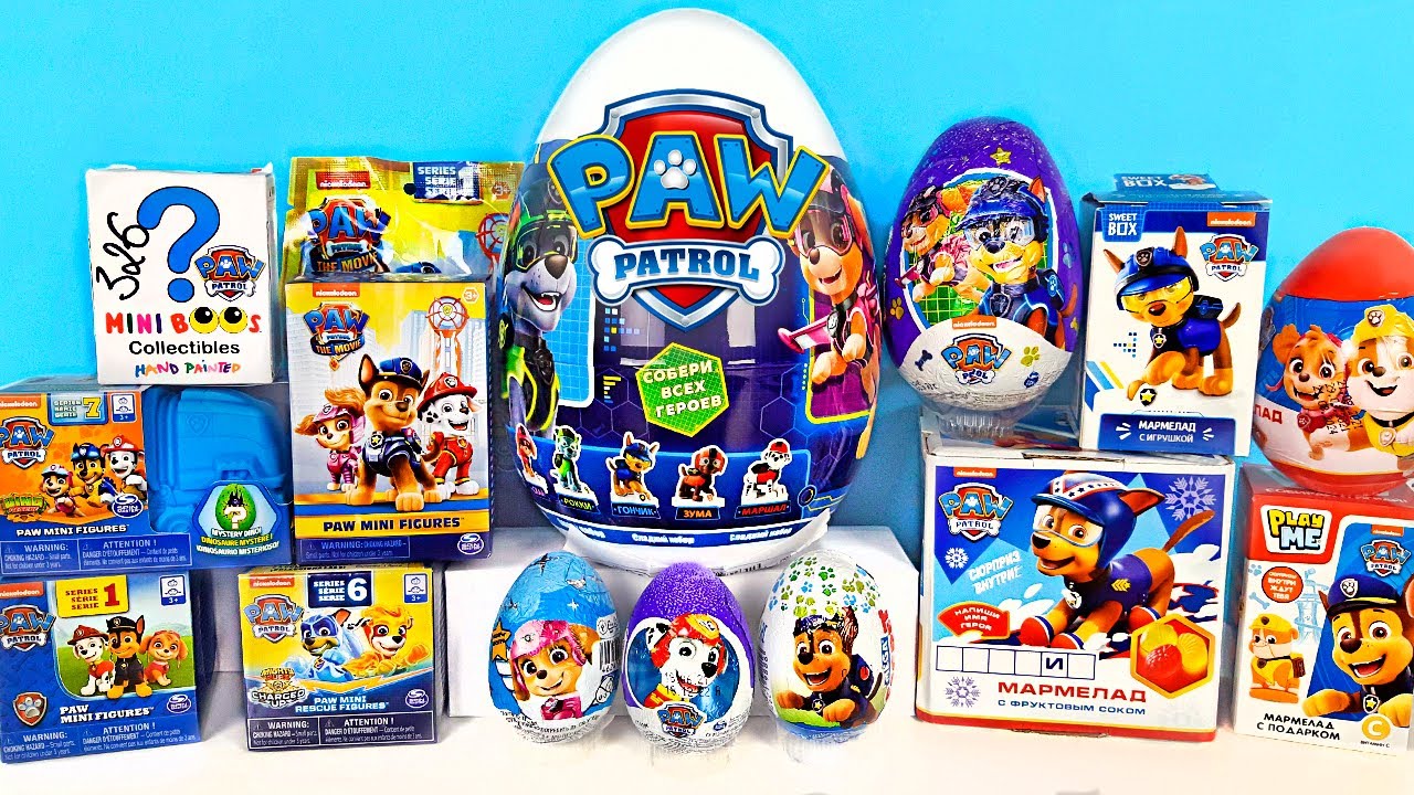 ⁣ЩЕНЯЧИЙ ПАТРУЛЬ Mix! СЮРПРИЗЫ новые серии ИГРУШКИ мультик PAW PATROL 2022 Kinder Surprise unboxing