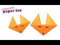 How to make an Origami fox Face |Easy Step-by-Step Tutorial for Kids and Beginners