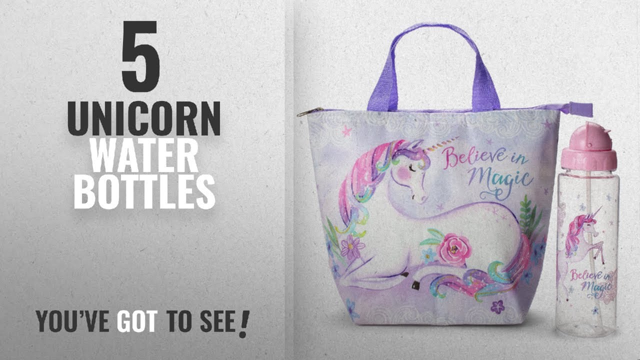 Best Unicorn Water Bottles [2018]: Insulated Lunch Tote and Water Bottle Sets - Dreamers Unicorn