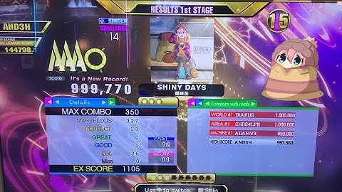 [DDR A3] SHINY DAYS (CSP-14) 999,770 PFC