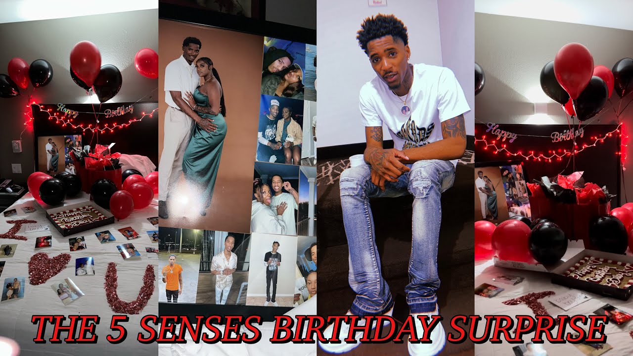 SURPRISING MY BOYFRIEND FOR HIS BIRTHDAY | 5 SENSES | VLOG | ROOM SETUP