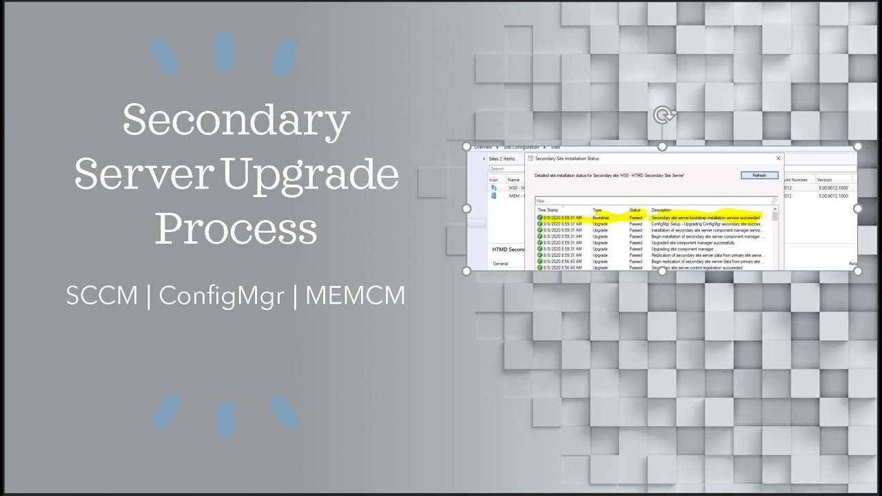 SCCM Secondary Server Upgrade Process | How to Initiate ConfigMgr Secondary Server Upgrade to 2006