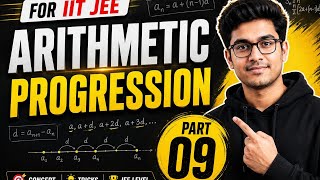 ARITHMETIC PROGRESSION FOR IIT JEE PART 09
