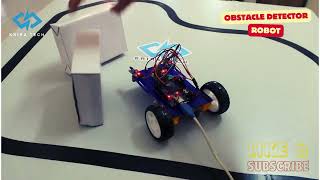 Obstacle Detector Robot | Industrial Application | Prototype for Beginner