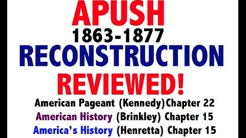 APUSH American Pageant Chapter 22 Review