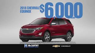 $6,000 Off Chevy Equinox - McCarthy Chevrolet