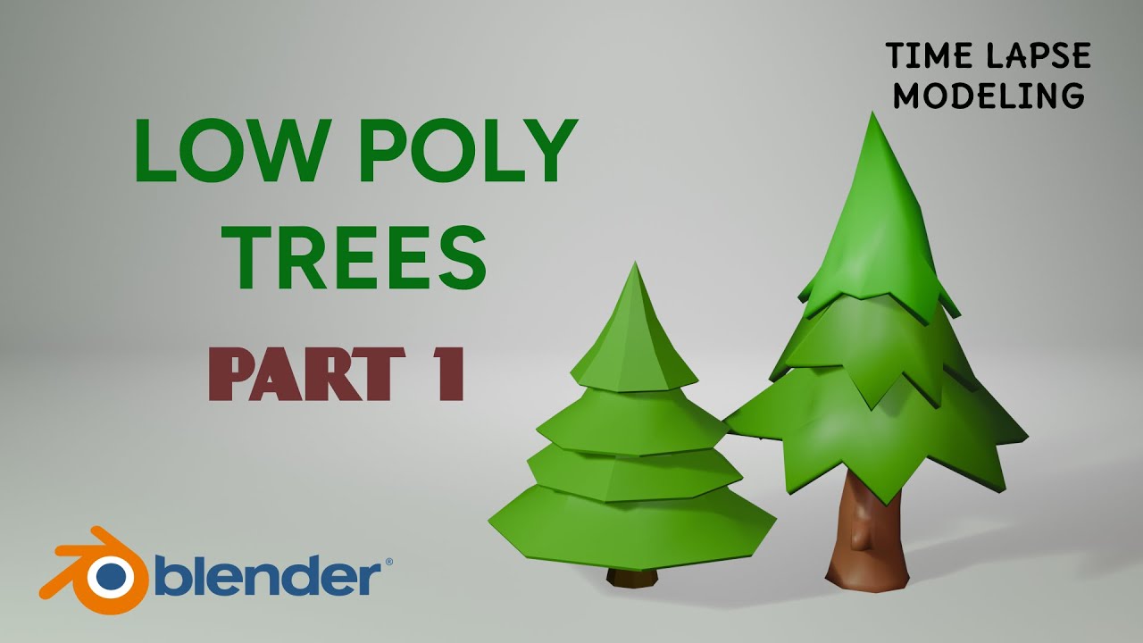 Low Poly Trees in Blender Tutorial – Part 1