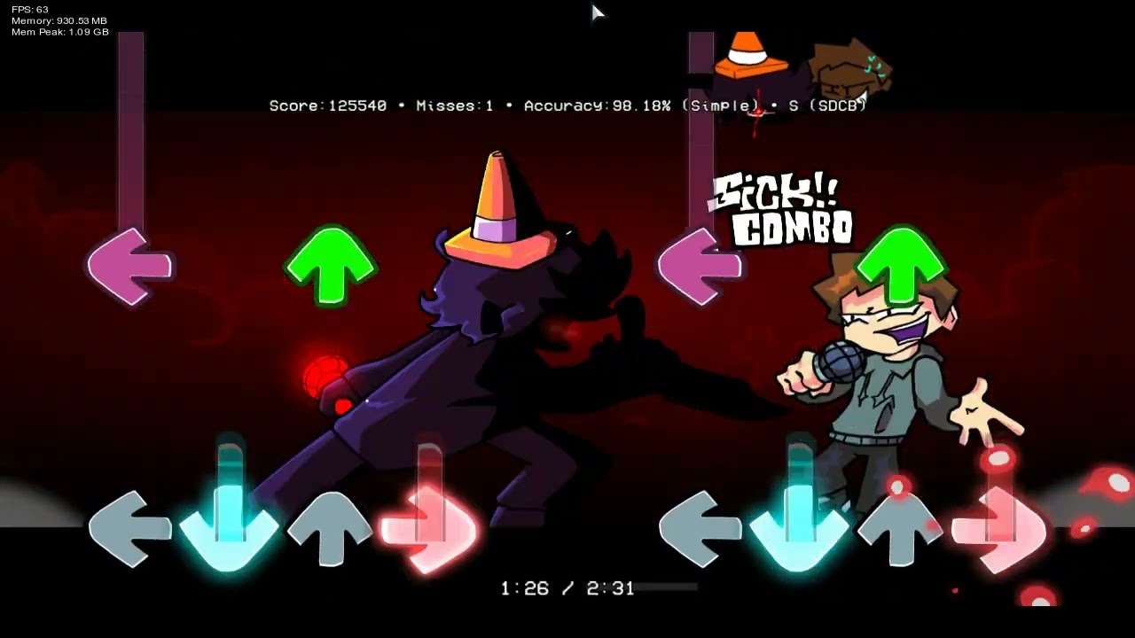 [FNF] Celestial Chaos - Defeat CC Mix (1 Miss)