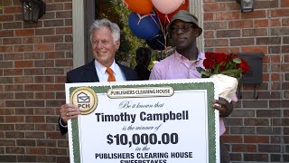 PCH Sweepstakes Winner: Timothy C. from Decatur, GA Wins $10,000.00!