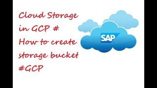 Cloud Storage in GCP # How to create storage bucket #GCP