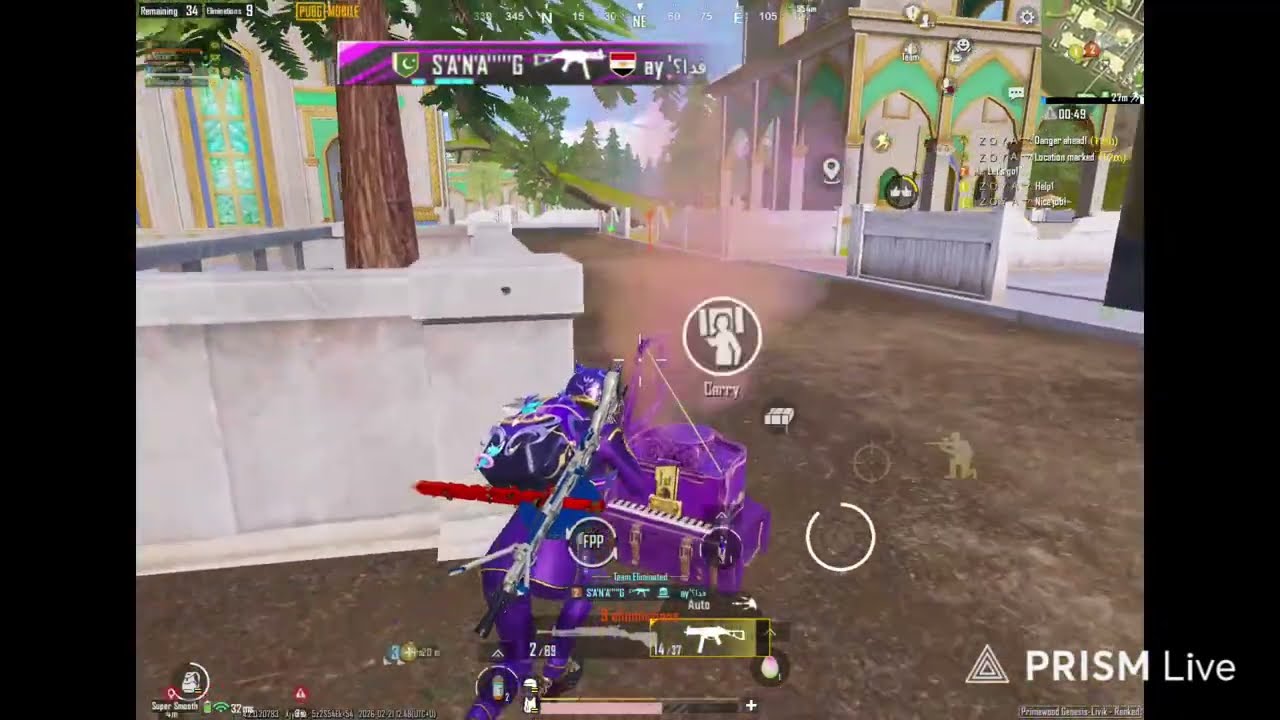 😭 SANA G Solo Finish Pro Squad  InBattle Ground 🔥💪 # live Streaming.