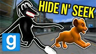 HIDE AND SEEK WITH CARTOON DOG!! (Garry's Mod Nextbot)