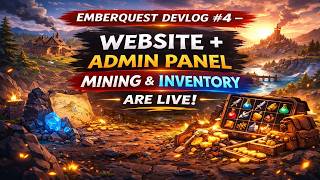 We Finally Built REAL Gameplay! (Mining + Inventory + Website) – EmberQuest Devlog #4