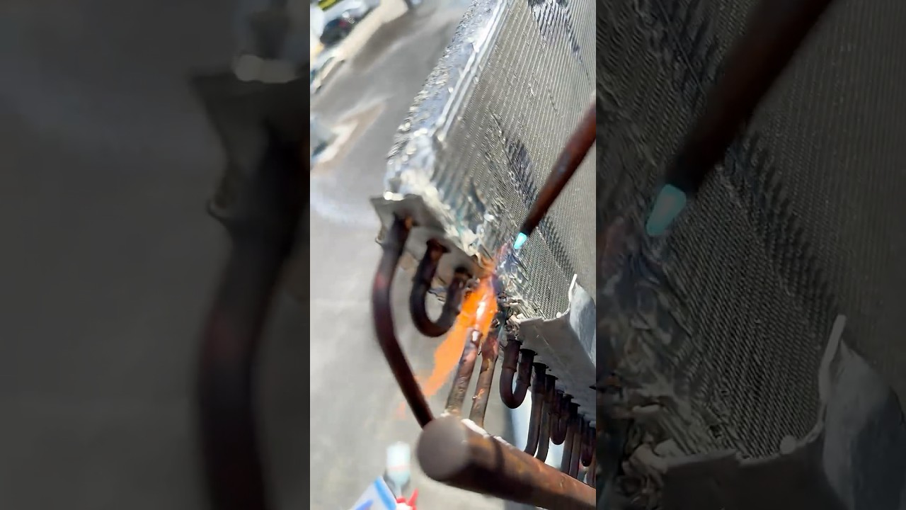 AC Condenser COIL LEAK Repair 