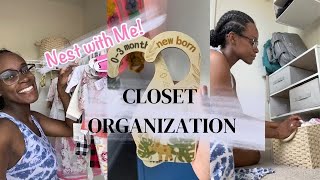 Nest with Me: Closet Organization || 30 Weeks Pregnant