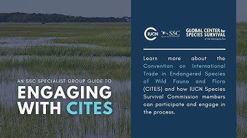 An SSC Specialist Group Guide to Engaging with CITES
