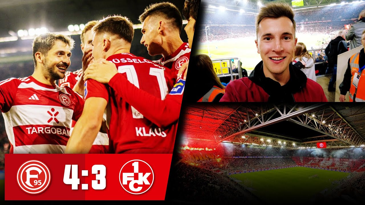 DÜSSELDORF vs KAISERSLAUTERN 4:3 Stadion Vlog 🔥 Gratis im Stadion! 0:3 Rückstand gedreht!