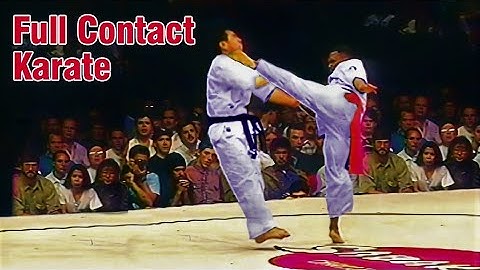 Karate tournament from the 80s