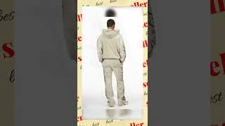 mytrynshop Hanif 2.0 Vintage Dark Oatmeal Hoodie/ Relaxed Pant Track Set - Trendy Two-Piece Set