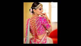 Beautiful Back Neck Blouse Design