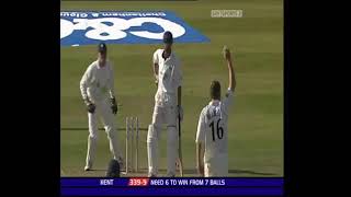 Somerset vs Kent: C&G Trophy Semi Final ending - 2002