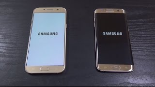 Samsung Galaxy A7 2017 vs S7 Edge - Speed & Camera Test!