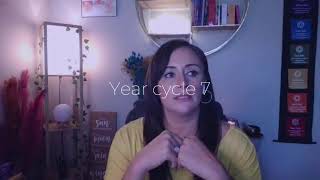 Personal year cycle 7! The meaning behind the number is to help you plan ahead for 2023.