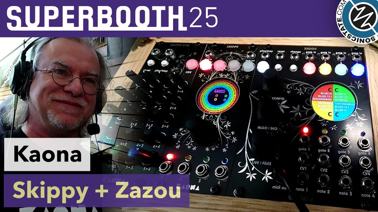 Kaona: Skippy + Zazou - Superbooth 25 - YouTube