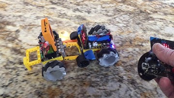 Meowbit Arcade driving Mecanum wheel bot car, Yahboom bot car RC Handle