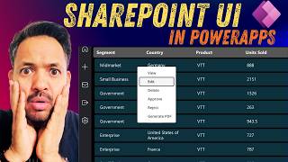 Build SharePoint Style Context Menu in PowerApps (List Item Actions)
