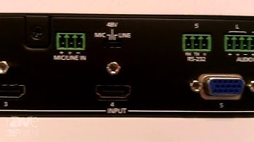 ISE 2015: Atlona Explains the UHD-CLSO-601 Featuring Four HDMI Inputs
